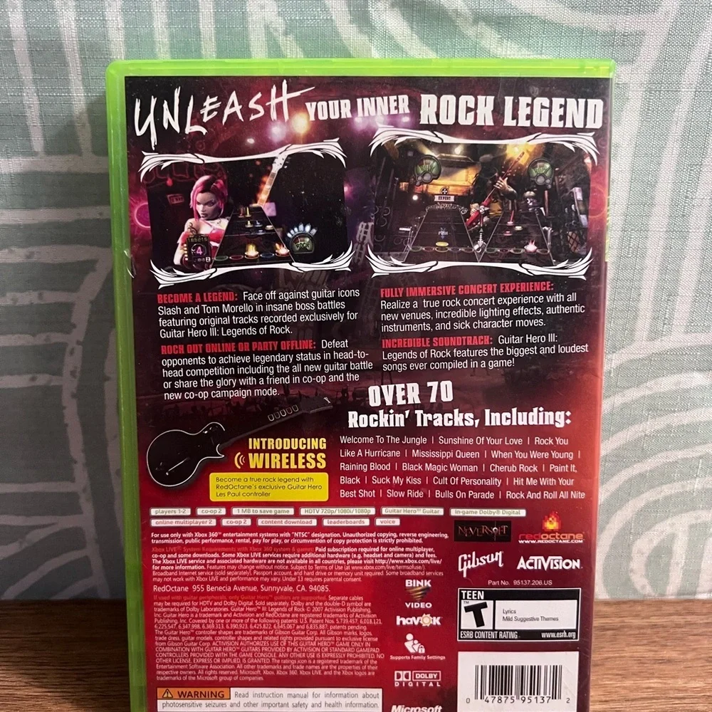Xbox guitar hero